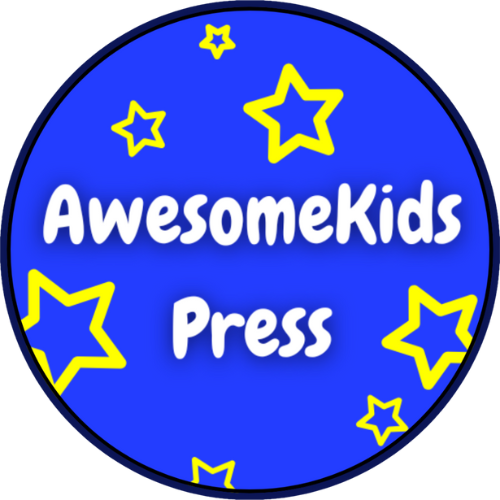AwesomeKids Press round logo - follow publisher brand on Amazon